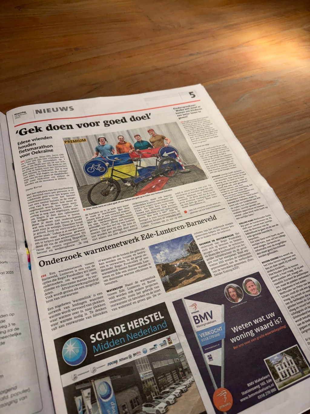 We staan in de&nbsp;krant!